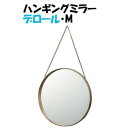 日本製 ハンギングミラー M デロール GD