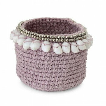 マクラメバスケット パープル・10220810270
