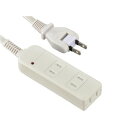 OHM 雷に強い安全タップ 3個口 3m 白・HS-TKS33PBT-W(2)