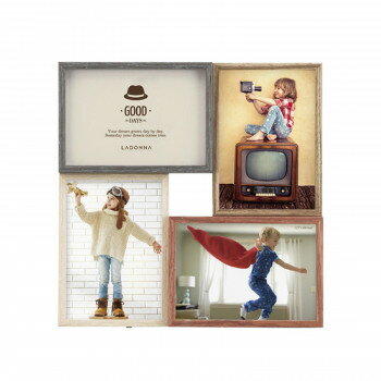 ラドンナ フォトフレーム 写真立て AVANTI コラージュ 4面 DF83-40