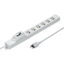 サンワサプライ 漏電ブレーカータップ 3P 6個口 3m TAP-BR36LN-3