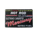 マーキュリー PVCマットS HOT ROD ブラック ME048769