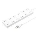 サンワサプライ 電源タップ 2P 12個口 ACアダプタ対応 マグネット付 3m TAP-2312-3W