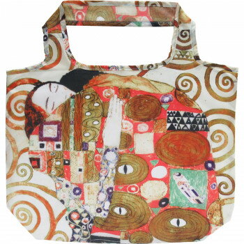 Shopping Bags, Ecology Bags - 名画エコバッグ 〜Lサイズ〜 クリムト「抱擁」 AE-01109
