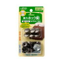 クロバー 強力ホック釦 直径15mm 6組入 黒ニッケル 26-561