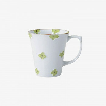 西海陶器 ハナミズキ マグ 緑