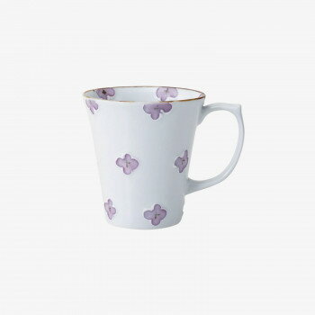 西海陶器 ハナミズキ マグ 紫