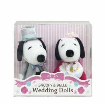 Snoopy - 吉徳 スヌーピー(SNOOPY) ウェディング・シリーズ ウェディング ミニマスコット カラー 182561