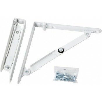 田辺金属 折たたみ棚受 小小(150mm) 白色 995001