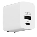 AC充電器 USBA+C PD20W リバーシブル AC-047(2)