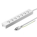 サンワサプライ 電源タップ 3P・7個口・3m TAP-F37-3SR