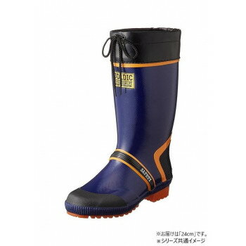 Work Supplies - 福山ゴム工業 長靴 ジョルディック セフティー DX 24.0cm ネイビー（品番：AA15000）