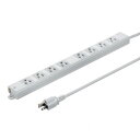 サンワサプライ 工事物件タップ 3P 8個口 1m TAP-KS8N-1