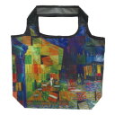 名画モザイクアートシリーズ ~エコバッグ(Mサイズ)~ ゴッホ「夜のカフェテラス」 AM-00902