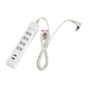 ELPA 集中スイッチ付USBタップ4P WLS-4232BUA(W)