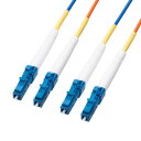 サンワサプライ コード集合型光ファイバケーブル(シングルモード、LC×2-LC×2) 100m HKB-CSLCLC1-100
