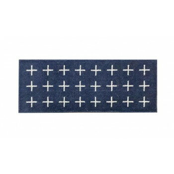 オカトー ナチュラル キッチンマット 45×120cm ネイビー