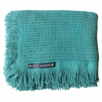 キーストーン ワッフルスロー ブルー IN049063 [ラッピング不可][代引不可][同梱不可]