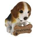 ドッグオーナメント ビーグル welcomeサイン 14232