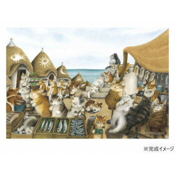 ジグソーパズル 300ピース わちふぃーるど 池田あきこ 猫横丁の噂話 03-953