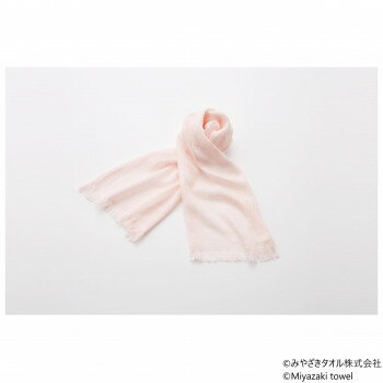 みやざきタオル 今治マフラー エコ 160cm×34cm No.5 シャーベットピンク