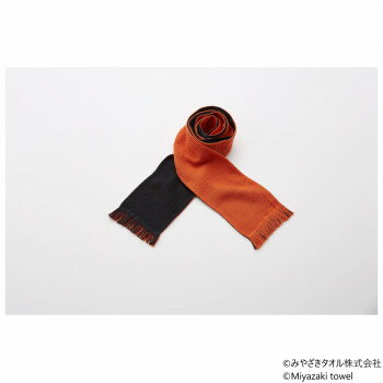 みやざきタオル 今治マフラー イロアソビ 160cm×14cm No.25 スカーレット