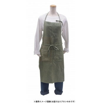 Sommelier Aprons - リネン エプロン オリーブ KI057545