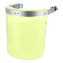 DTフェイスシールドヘルメット型 イエロー DT-HFS-Y 805409