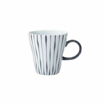 西海陶器 よろけ縞 マグ 灰