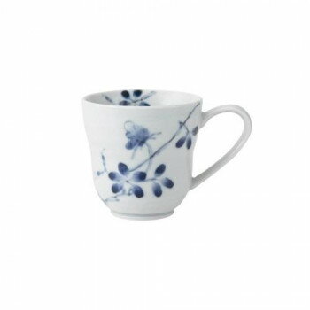 西海陶器 染付野花 ひさごマグ