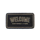 コイヤーマット WELCOMEブラック IN049162