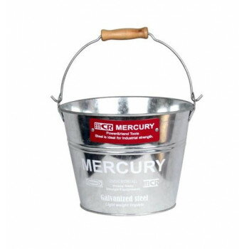 マーキュリー ブリキバケツ SMALL GALVA ホワイト ME047205