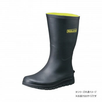 福山ゴム工業 長靴 ノーカーズ 100 Sブラック AA83000