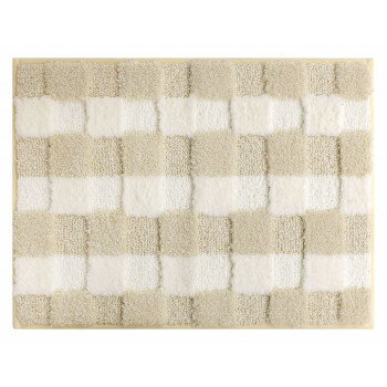 瞬間吸水!しゃりさらバスマット 45X60cm ベージュ