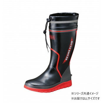 福山ゴム工業 カジュアルショートブーツ ビーンズクラブ 102 LLブラック AA80900