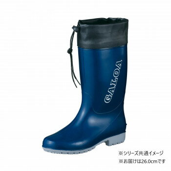 福山ゴム工業 長靴 ガロア 5 26.0cm ネイビー BB15000