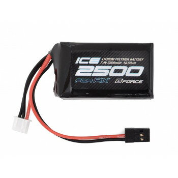 G-FORCE ICE LiPo 7.4V 2500mAh(受信機用 俵型) GFG104