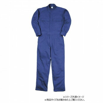 クレヒフク T/Cツナギ ブルー 6L 112