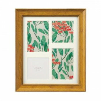 ラドンナ フォトフレーム 写真立て 4面タイプ ブラウン SF07-40-BR