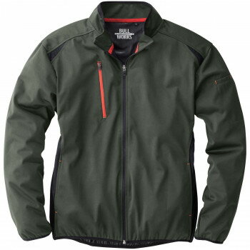 桑和 43301 ストレッチウインドブレーカー LLサイズ アーミー(82) BULL WORKS