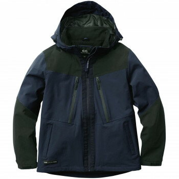 Coach Jackets - 桑和 0284-00 防水防寒ブルゾン 4Lサイズ ネイビー(1) G.G.