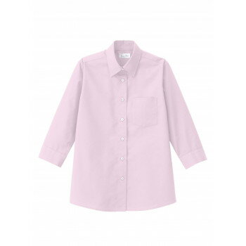 ボンマックス FB4037L レディスレギュラーカラー七分袖ブラウス ピンク (9) サイズ:5G FACEMIX