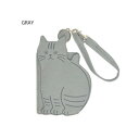 Sunny Side サニーサイド にゃーにゃーパスケース GY JW-0615-12