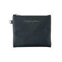 Sunny Side サニーサイド シンプルロゴポーチ BK TL-5599-15