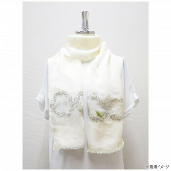 フレンズヒル ストール サークルバード アイボリーKS-109-508