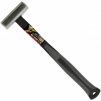 コンヨ 大五郎 （黒） 磨き八角玄能 グラスファイバー柄 尺1柄 (330mm柄) 11768