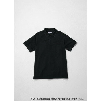 桑和 B1915-51 半袖ポロシャツ(胸ポケット付き) Sサイズ ブラック(4) BEAMS DESIGN