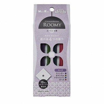 日本香堂 ROOMY Clean&Relax ハーブ アソート16本入 37174 日本香堂 ROOMY Clean&Relax ハーブ アソート16本入 37174