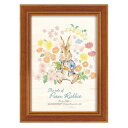 ユーパワー ピーターラビットポストカードアート 「ピーターとフラワーガーデン」 PF-00835