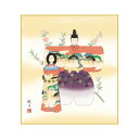 色紙 森山観月 立雛 24.2×27.2cm KSM-020